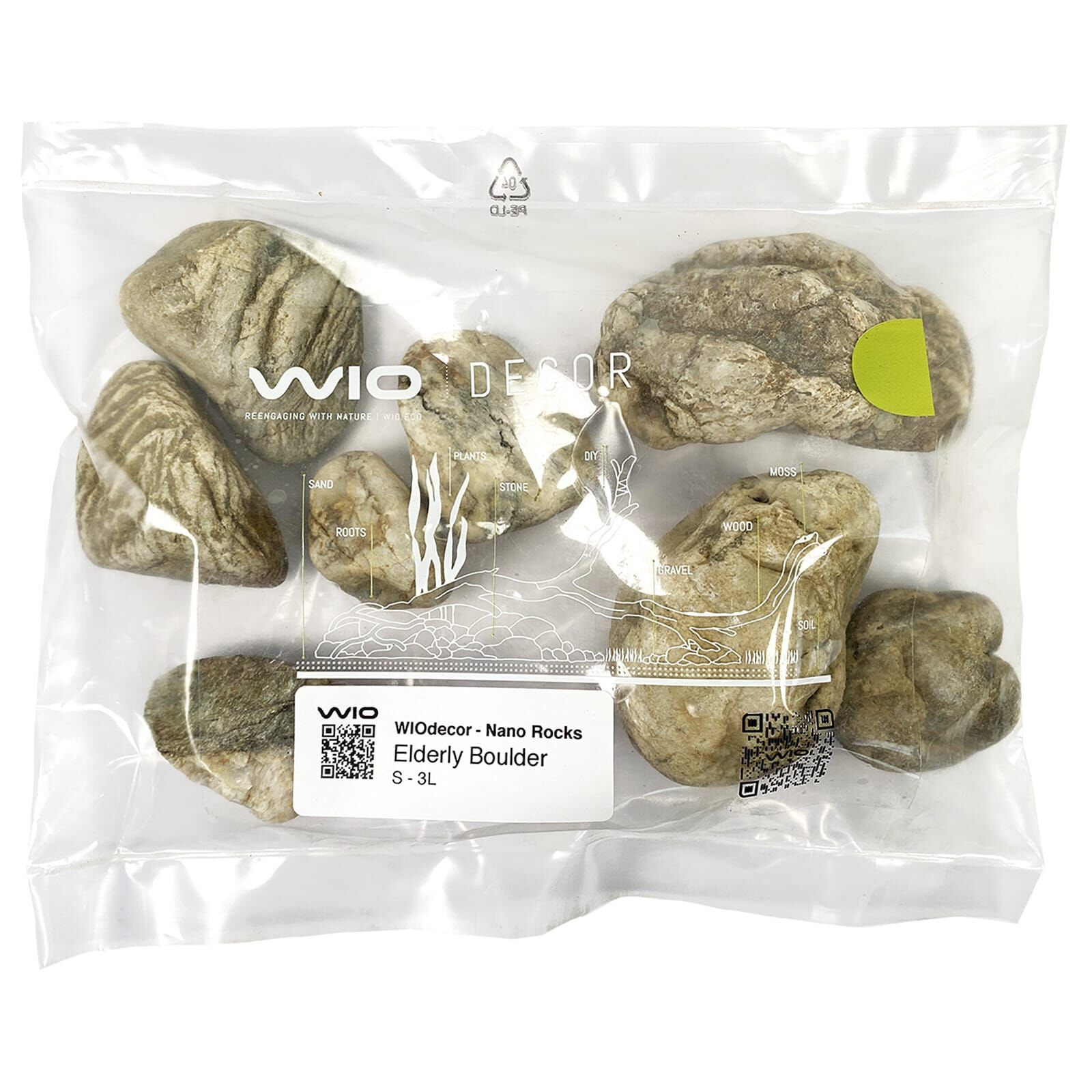 Wio Decor Nanorocks Elderly Boulder Aquasabi Aquascaping Shop