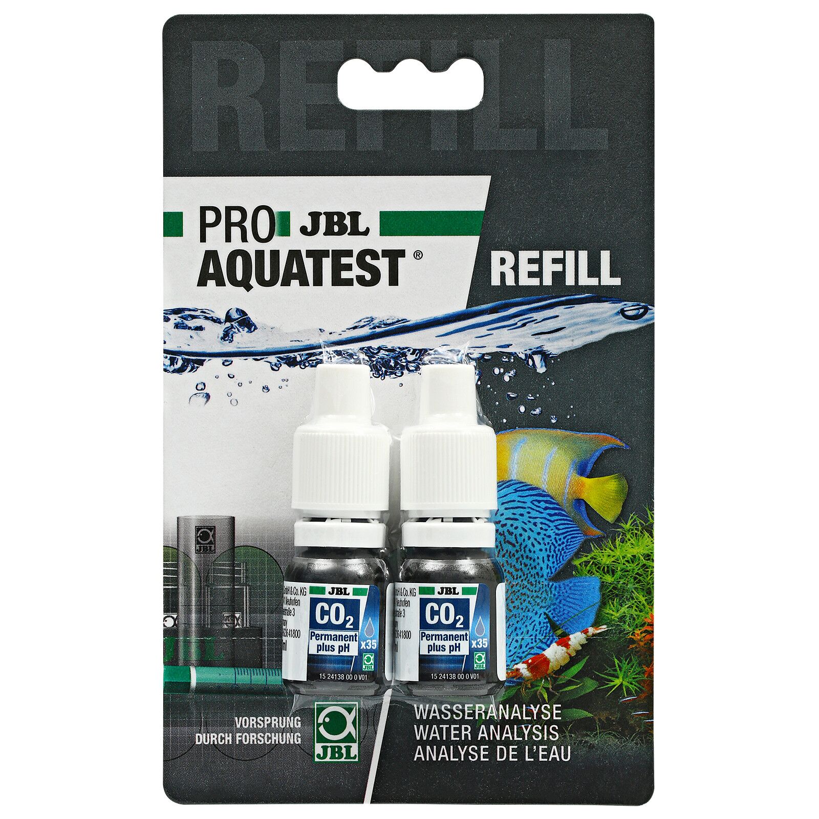 George Bernard Beschrijving Wetenschap JBL - Permanent CO2/pH Test - Refill kit | Aquasabi - Aquascaping Shop