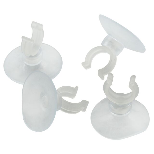 Aquasabi - Suction Cup with Clip - 17 mm - 4x