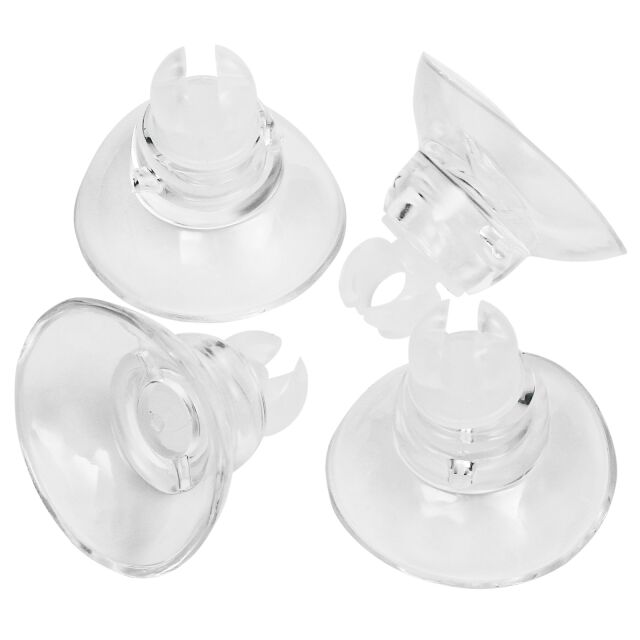 Aqua Rebell - Suction cup - transparent with clip - 4x
