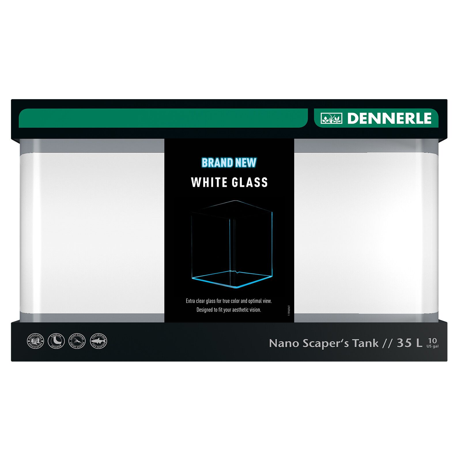 Dennerle - Scaper's Tank White Glas - 70 l