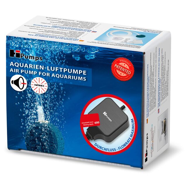 speling uitspraak fossiel HiPumps - Nano Piezo - Air Pump - Extra - black - 36l/h | Aquasabi -  Aquascaping Shop