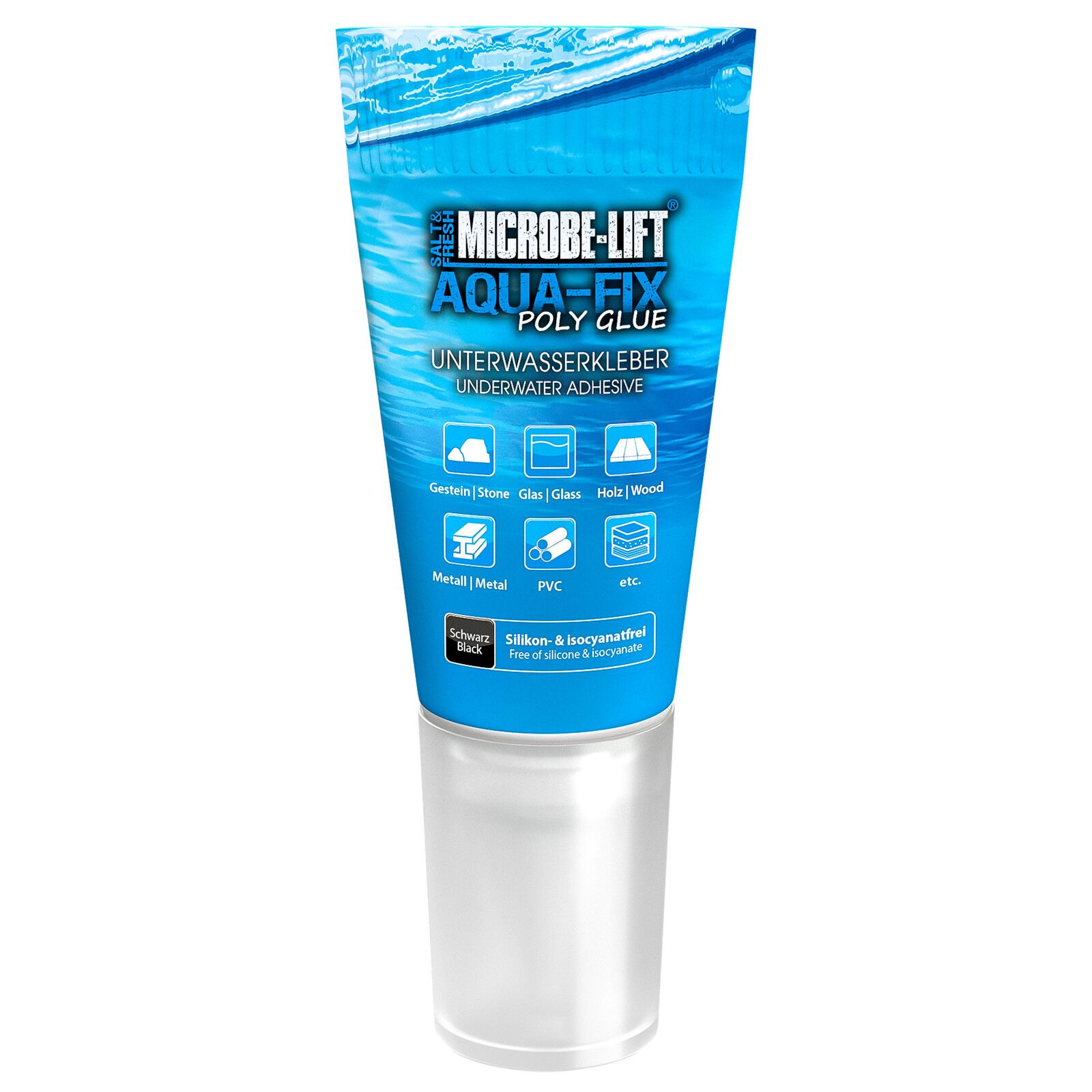 Microbe-Lift - Aqua-Fix Poly Glue - Unterwasserkleber - 60 g Tube - Aquasabi