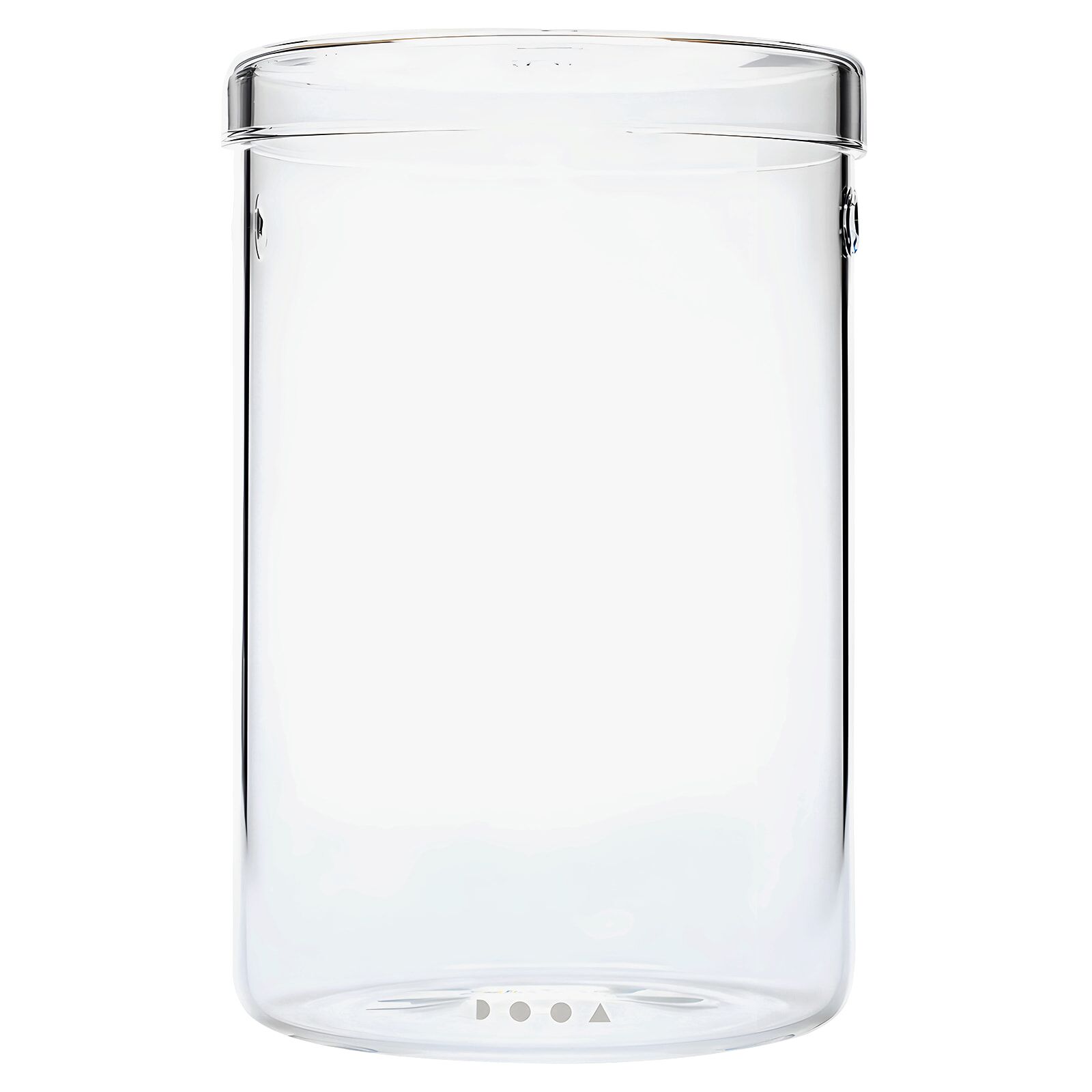 Clear Glass Pot