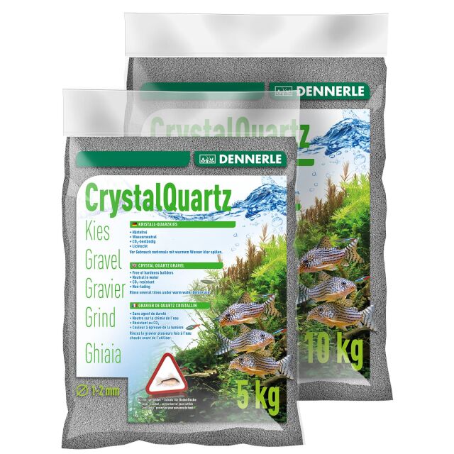 Dennerle - Crystal Quartz Gravel - Slate grey - B-stock