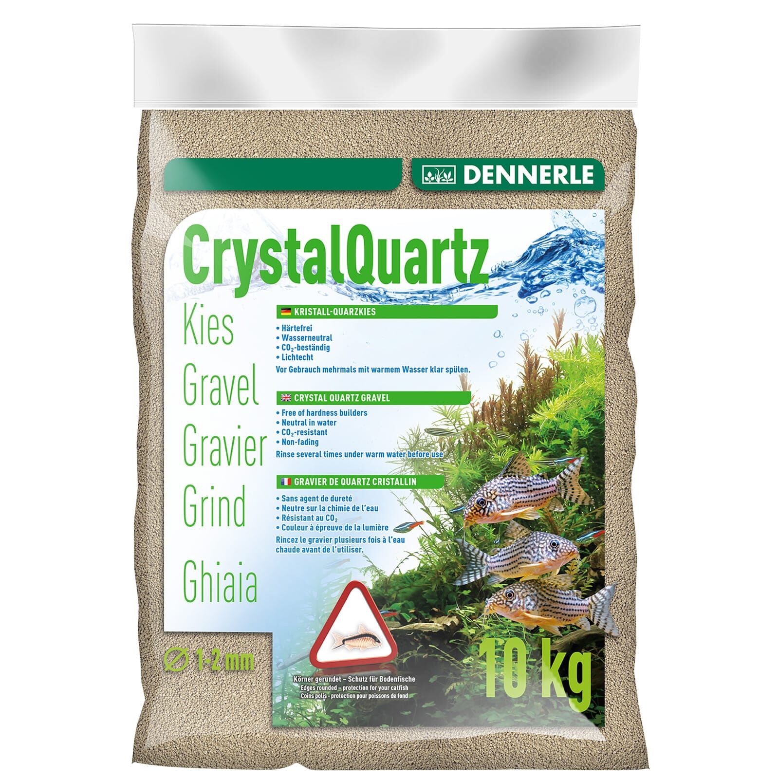 Dennerle - Crystal Quartz Gravel - natural white - B-stock