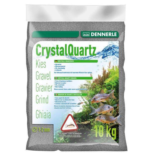 Dennerle - Crystal Quartz Gravel - Slate grey - B-stock