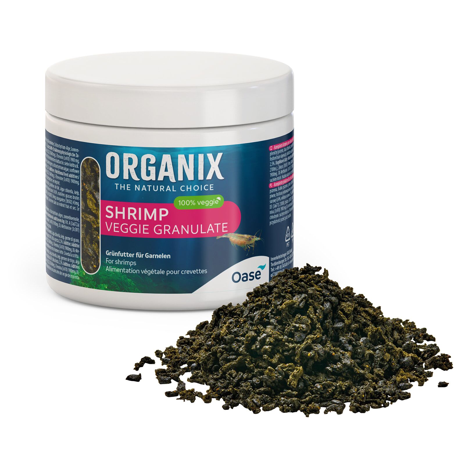 Oase - Organix Shrimp Granulate Gr&uuml;nfutter