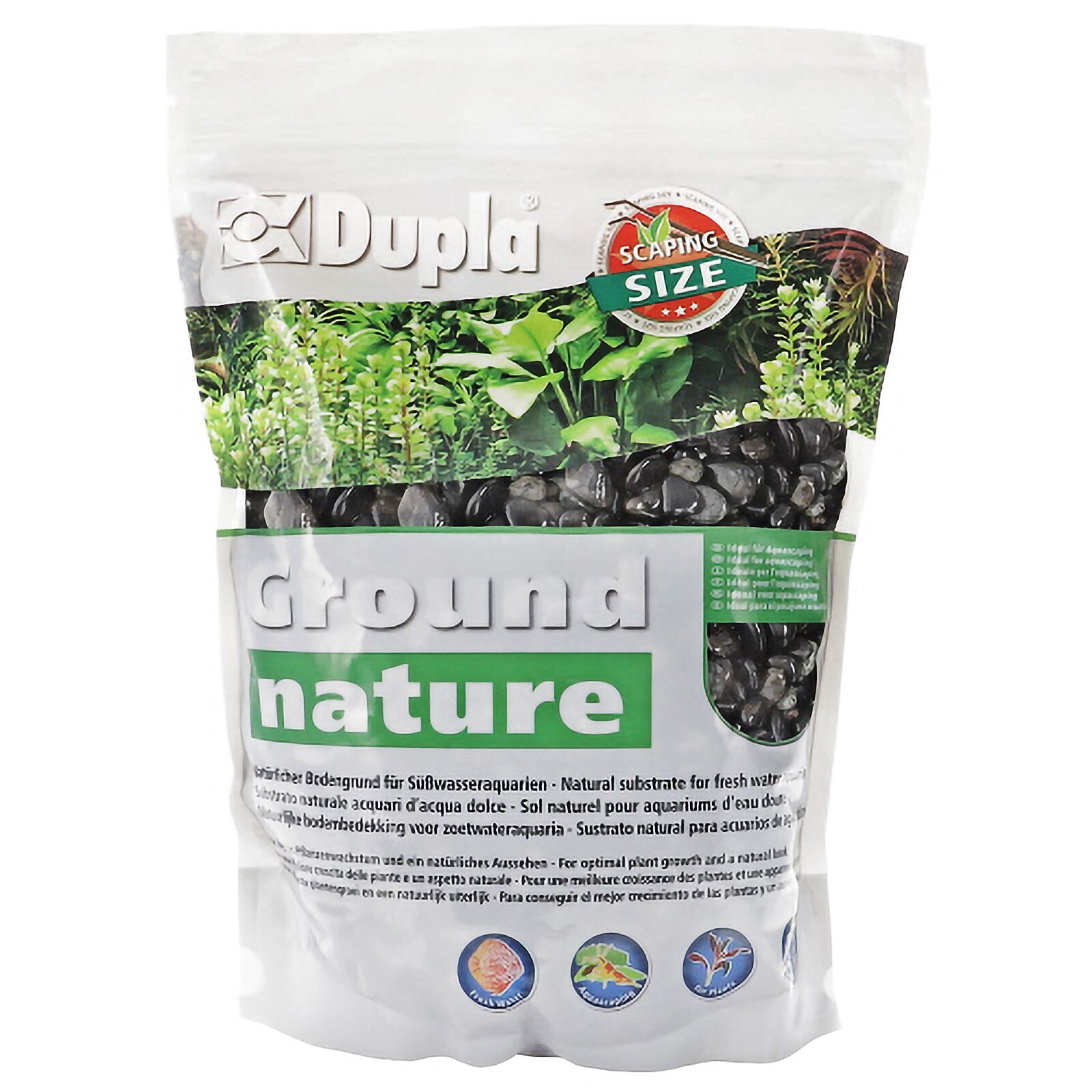 Dupla - Ground Nature - Black Pebbles - 8-16 mm